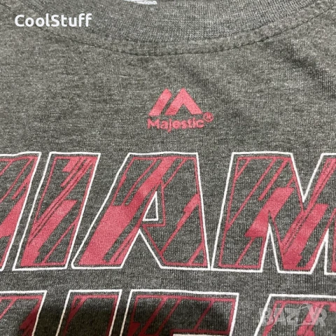 Мъжка Тениска Majestic NBA Miami Heat Размер XXL, снимка 4 - Тениски - 54127768