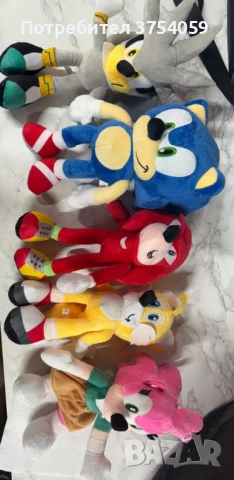 Плюшени герои от Sonic – 26 см емоция и забавление с любимите анимационни, снимка 12 - Плюшени играчки - 50463611