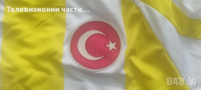 Оригинална футболна тениска фланелка Fenerbahce Фенербахче гостуващ екип от сезон 2007/2008, снимка 5 - Спортни дрехи, екипи - 50175769