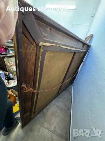 Огромна авторска картина с рамка-морски пейзаж №6811 , снимка 5 - Антикварни и старинни предмети - 49934398