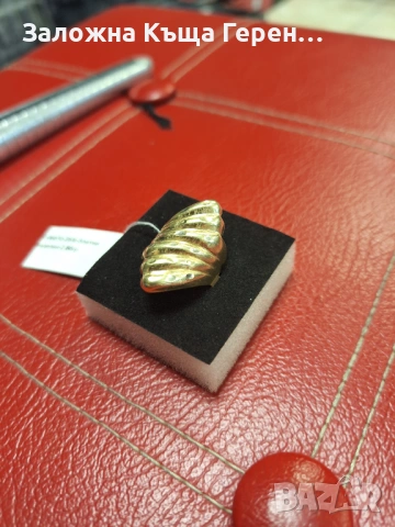 Златен пръстен 2,86гр. 14к, снимка 3 - Пръстени - 53323321
