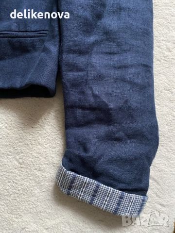 Perry 100% Лен Ново спортно-елегантно сако, снимка 6 - Сака - 45748802