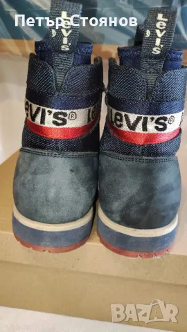 Елегантни мъжки боти от естествена кожа LEVIS №44, снимка 5 - Мъжки боти - 50149957