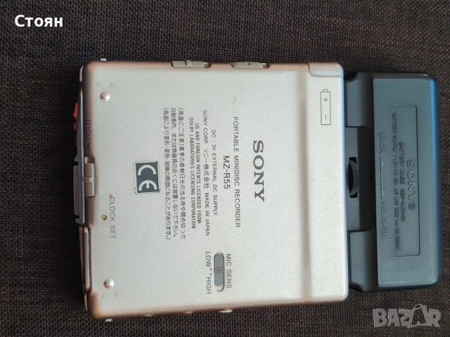 мини диск,minidisc,walkman sony mz r55, снимка 3 - Радиокасетофони, транзистори - 51951774
