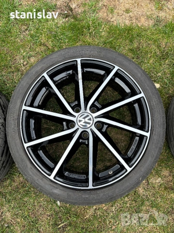 Джанти 18 5х112 с гуми 225/40/18, снимка 4 - Гуми и джанти - 53998973