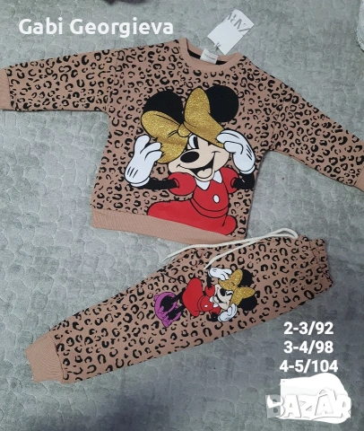 Детски екип анцуг Zara 1,2,3,4,5,6,7години Мини маус, снимка 8 - Детски комплекти - 40102859