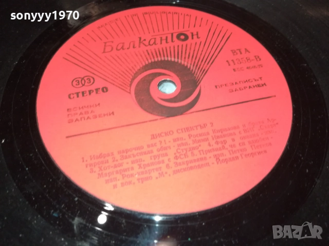 ДИСКО СПЕКТЪР 2 2110251930, снимка 6 - Грамофонни плочи - 52134988