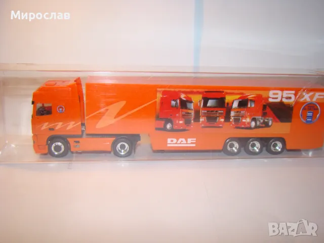 HERPA H0 1/87 DAF 95 XF TIR ТИР КАМИОН МОДЕЛ КОЛИЧКА, снимка 1 - Колекции - 48408585