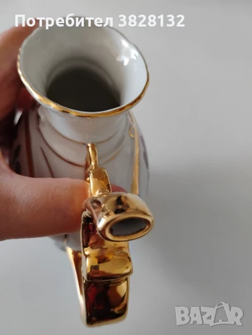 порцеланова каничка, чехословакия, за минерална вода, снимка 3 - Колекции - 51283925