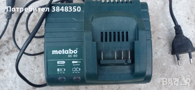 Зарядно BOSCH 18 волта и METABO 12 волта, снимка 6 - Винтоверти - 46541538