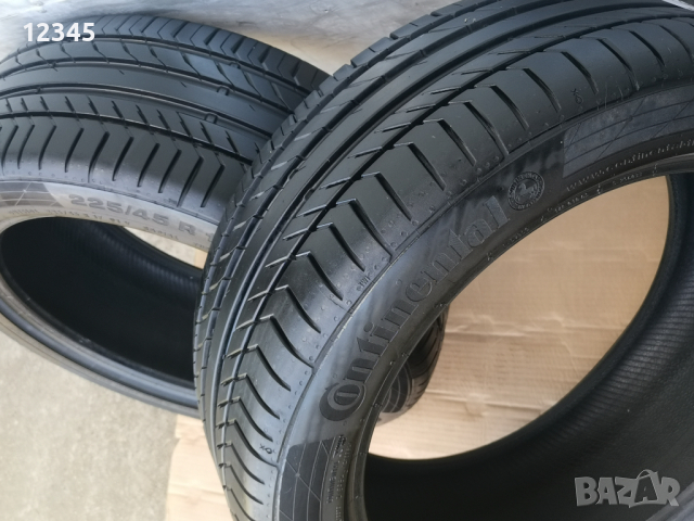 225/45R17 continental dot2022 7,8mm грайфер-№786, снимка 5 - Гуми и джанти - 45054390