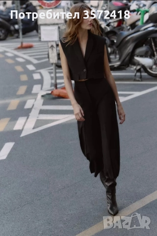 ZARA панталон със скъсена кройка