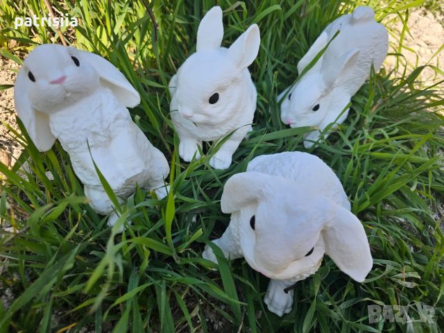 Великденски фигурки зайчета, снимка 4 - Статуетки - 45248991