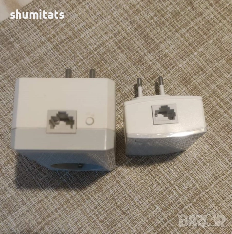 Powerline adapter TP Link TL-PA4010P,TL-PA411 2 броя, снимка 5 - Мрежови адаптери - 53737803