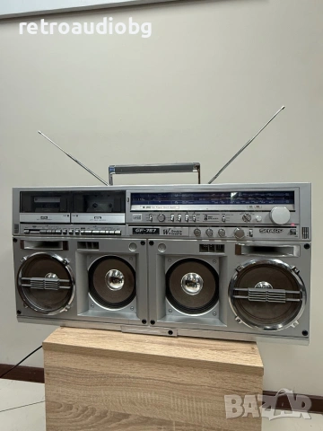 🔉Колекционерски ретро радиокасетофон SHARP GF-767 Z Boombox🔉, снимка 11 - Радиокасетофони, транзистори - 53258076