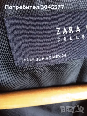 Сако Жакет Палто ZARA размер XS, снимка 7 - Палта, манта - 48049805