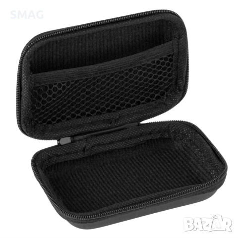 Калъф за съхранение на предмети с цип, черен 11x7x4 см_1196251, снимка 2 - Други - 52306759