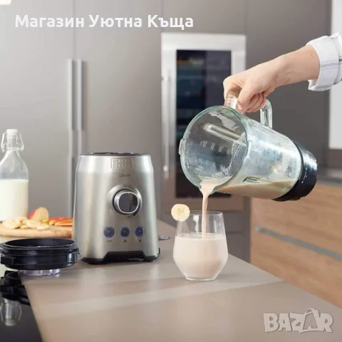 НОВ Блендер с ГАРАНЦИЯ Black&Decker BXJB1200E, снимка 3 - Блендери - 47048597