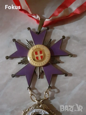 Медал орден Австрия - принц Евгени Савойски, снимка 4 - Антикварни и старинни предмети - 53878620