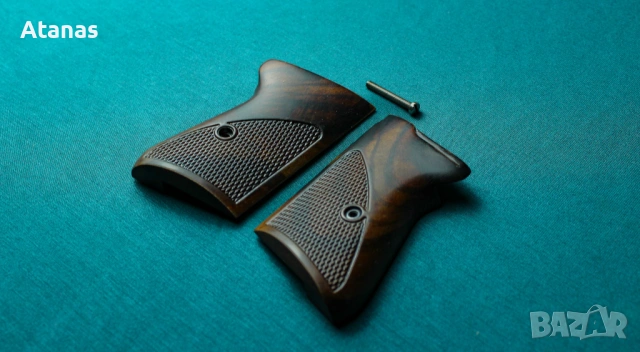 Чирени за Валтер/Walther PPK - орехови - ръчноизработени, снимка 2 - Оборудване и аксесоари за оръжия - 54100701