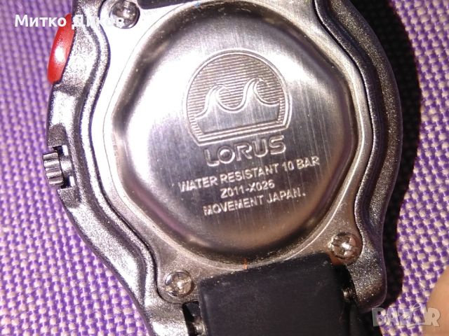 Lorus 10 Bar water resistant Japan Movt марков женски кварцов часовник водоустойчив, снимка 5 - Дамски - 46809689