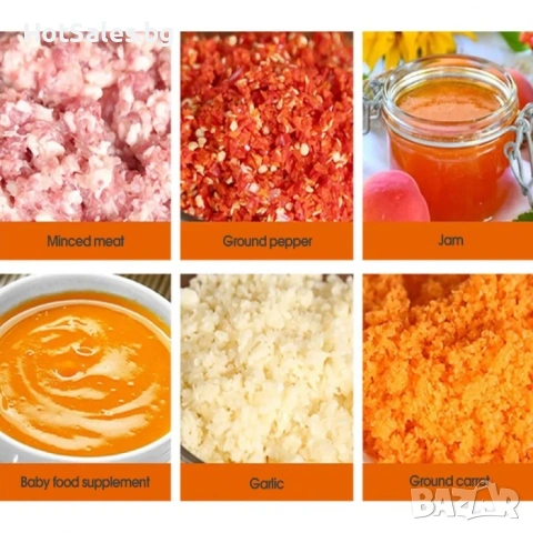 Кухненски чопър MAXTOP - 2000W, капацитет от 5 литра, снимка 6 - Чопъри и пасатори - 54028705