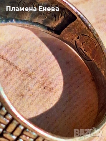 Дизайнерски мъжки сребърен пръстен , снимка 5 - Пръстени - 53614095