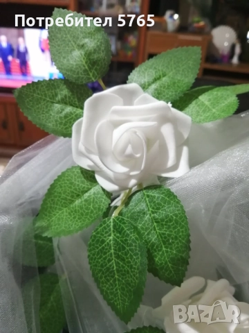 Украса за кола за сватба, снимка 2 - Декорация - 52837430