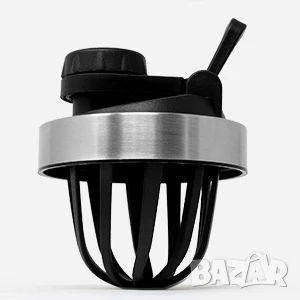 Протейнов шейкър 900 ml, Неръждаема стомана, херметическа капачка, Тихо разбъркващо сито + стоманено, снимка 3 - Фитнес уреди - 50635743