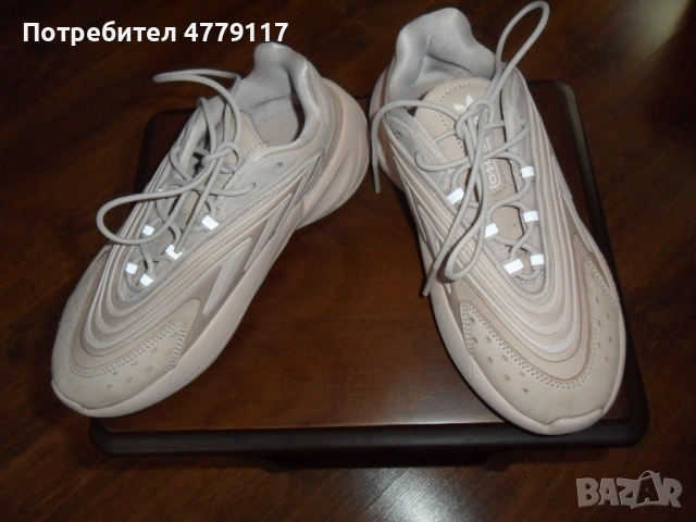 Дамски маратонки ADIDAS, еко кожа, бежов цвят, размер 37 1/3, снимка 2 - Маратонки - 53994071