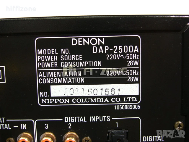  Комплект  Denon dap-2500a / poa-4400 , снимка 14 - Ресийвъри, усилватели, смесителни пултове - 53708244