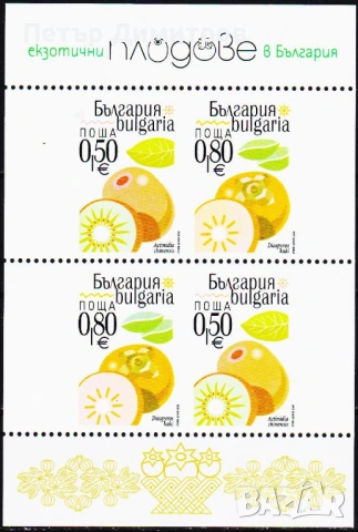 Чисти марка и блок Електрически транспорт  Кръстьо Сарафов Плодове  2026 от България, снимка 6 - Филателия - 54134062