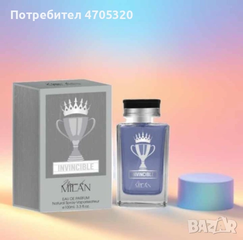 Парфюмна вода MILAN INVICIBLE 100 мл., снимка 2 - Дамски парфюми - 53113766