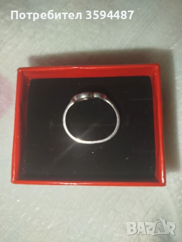 Сребърен пръстен , снимка 2 - Пръстени - 50540516