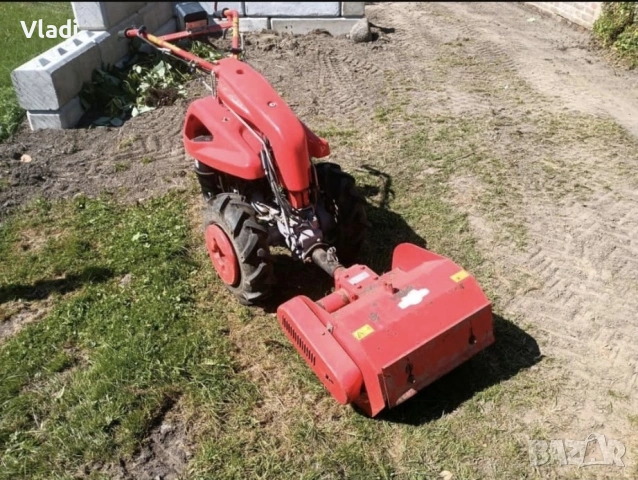 Мотоблок Hercules UE600 с двигател Lombardini 6LD 400, ел. стартер + мулчер