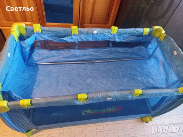 Детска сгъваема кошара Chipolino бебешко легло, снимка 4 - Кошарки - 54223283