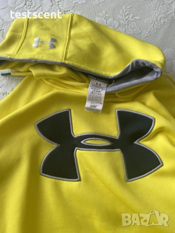 Мъжки суичър Under Armour Storm1 Hoodie XL (Лимитиран / Discontinued модел) ярко жълт Xlarge, снимка 5 - Суичъри - 54011628