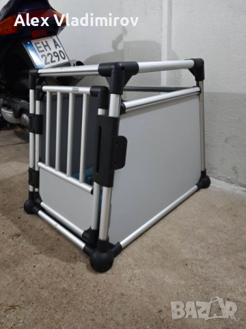 Алуминиева клетка, снимка 2 - За кучета - 54015405