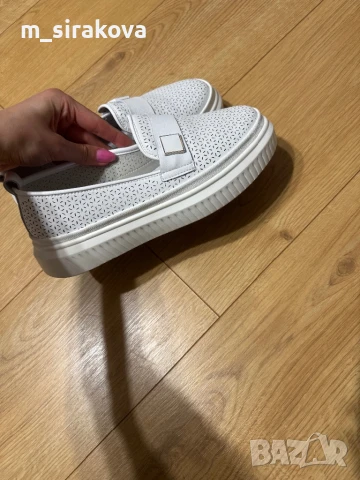 Дамски мокасини - естествена кожа , снимка 2 - Дамски ежедневни обувки - 50513068