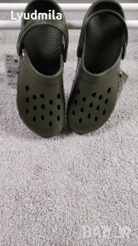 детски(унисекс )гумени чехли,каки, снимка 1