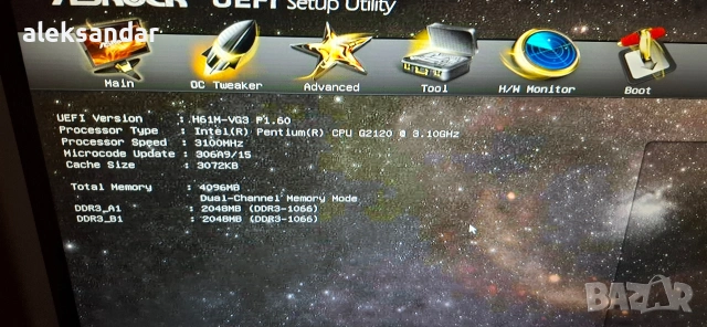 дъно 1155.micro.ATX със проц.и рам , снимка 3 - Дънни платки - 53583769