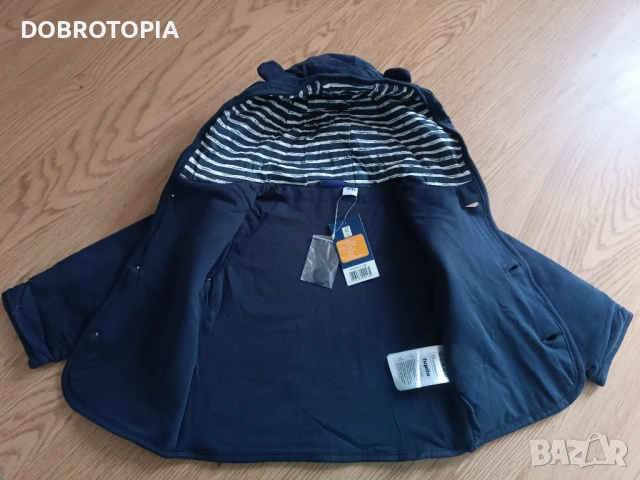 Комплект бебешко яке и ръкавички, снимка 5 - Бебешки якета и елеци - 53386365