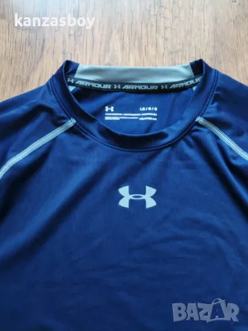 Under Armour Compression - страхотна мъжка тениска Л КАТО НОВА, снимка 3 - Тениски - 49979669
