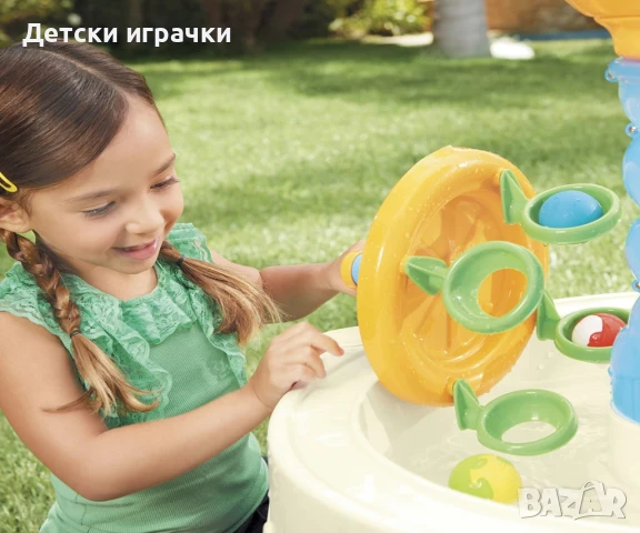 Детска маса за игра с вода, Little Tikes, със спираловидни улеи и топки, снимка 11 - Други - 50991290