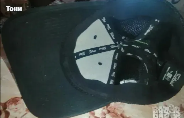TITLEIST Нова Мъжка Черна Шапка с Козирка , снимка 2 - Шапки - 49642335