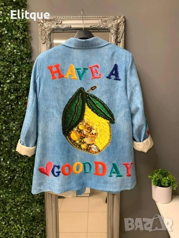 сако с интерес принт , снимка 6 - Сака - 53371011