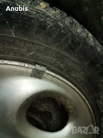 Джанти с зимни гуми 14 Пежо , снимка 4 - Гуми и джанти - 53709423