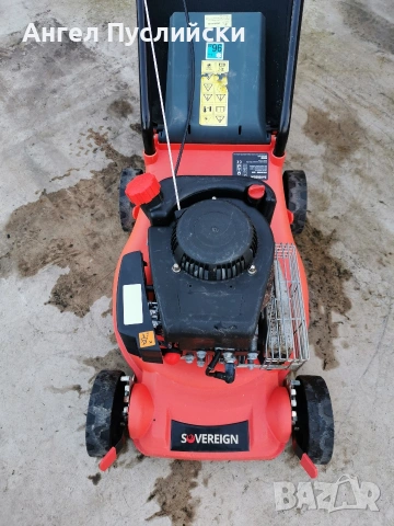 Бензинова косачка 150cc Sovereign 40см, снимка 4 - Градинска техника - 53995173