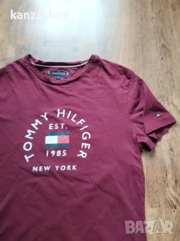 Tommy Hilfiger - страхотна мъжка тениска КАТО НОВА М, снимка 4 - Тениски - 49844238
