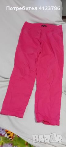 розов памучен панталон, снимка 5 - Панталони - 46203077